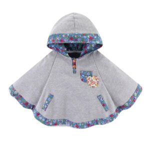 cape fille fleurie