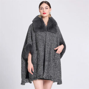 cape hiver femme élégante