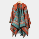 cape hiver avec franges