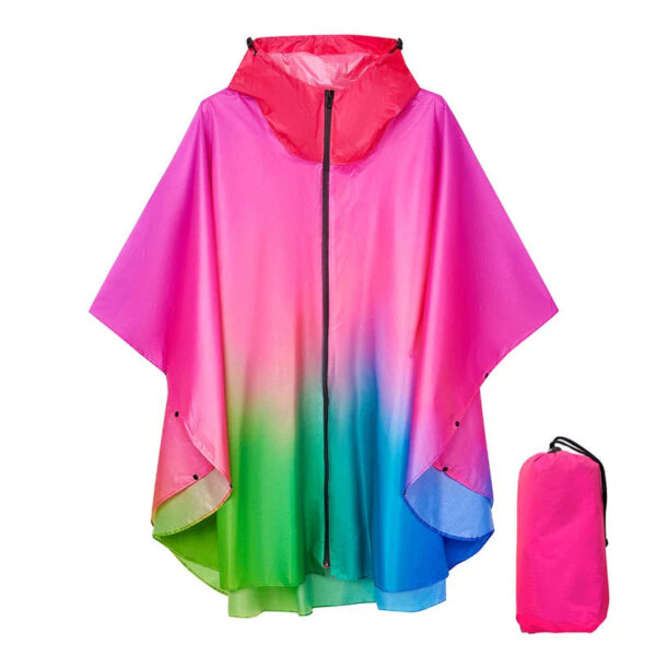 cape pluie femme rose