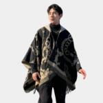 poncho tendance homme