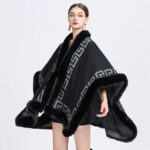 cape élégante pour femme hiver