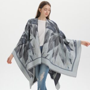 châle poncho femme