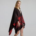 poncho moderne hiver