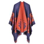foulard poncho coton