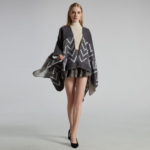 Poncho femme hiver