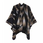 Poncho à col V pour femmes