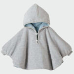 poncho bébé en coton
