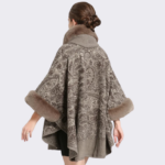 poncho élégant