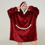 poncho doux adulte