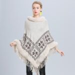 poncho tendance hiver