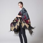 poncho élégant