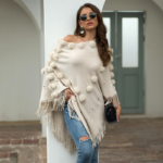 poncho chic et décontracté
