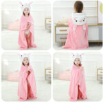Cape de bain bébé lapin