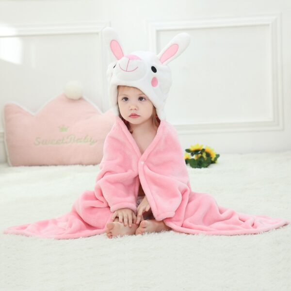 Poncho Bain Bébé Lapin