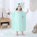 poncho bain enfant ours