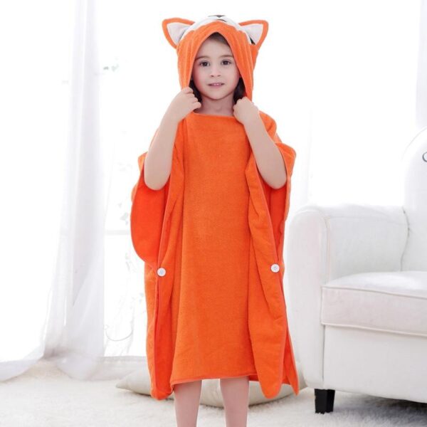Poncho pour bain enfant