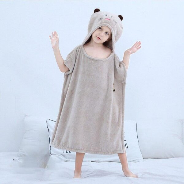 poncho bain enfant souris