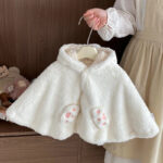 poncho bébé doux