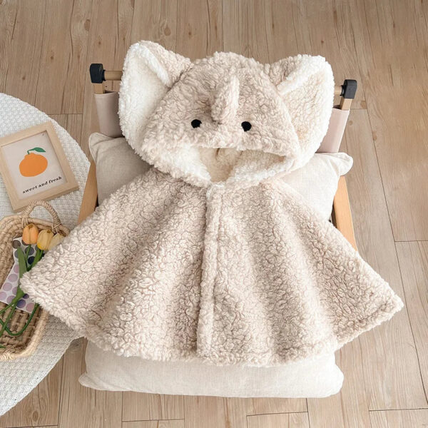 poncho bébé éléphant