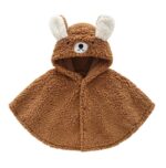 poncho polaire bébé