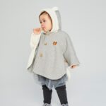 poncho avec capuche oreilles