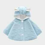 poncho bébé doux