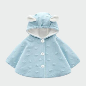 poncho bébé doux