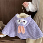 poncho lapin pour bébé