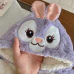 capuche lapin poncho bébé