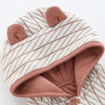 poncho marron enfant