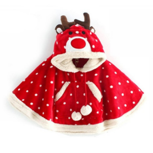 poncho bébé noël