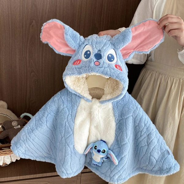 poncho bébé Stitch