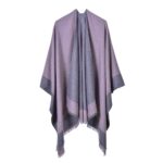 Poncho Bicolore hiver