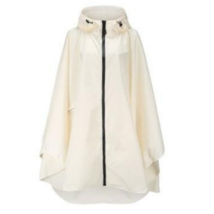 poncho blanc imperméable