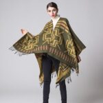 poncho textile doux