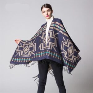 poncho bohème unique