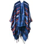 tissu doux poncho