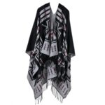 élégance avec poncho