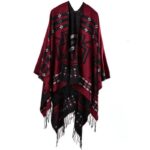poncho chic décontracté