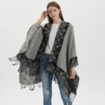 Poncho élégant femme