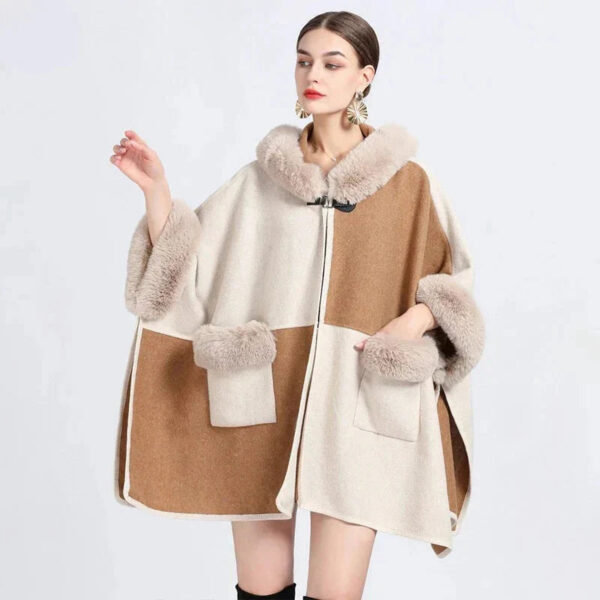 Poncho Cape en fourrure