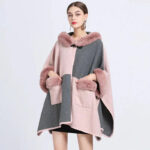 Style hivernal Poncho Cape