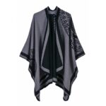 Poncho élégant