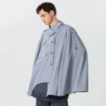 poncho homme moderne