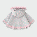 cape poncho bébé fille
