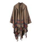 cape à capuche pour femme