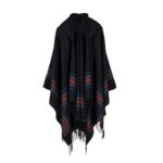 poncho chaud pour femme