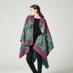 poncho femme hiver