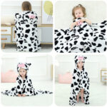 cape de bain motif vache